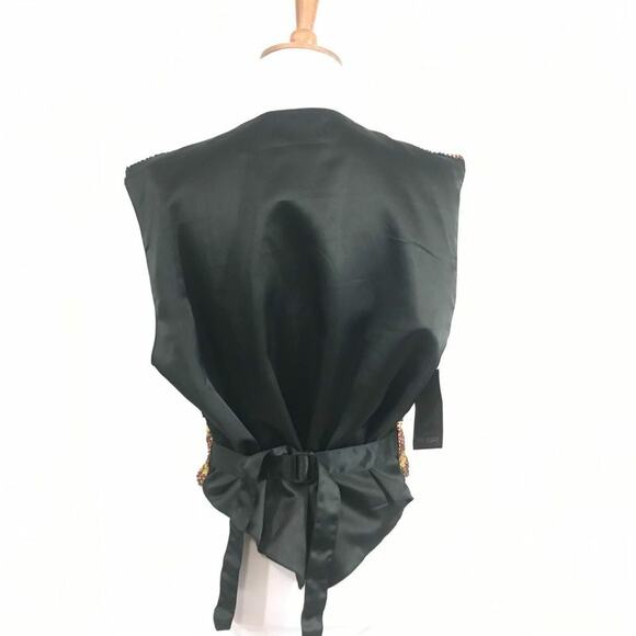 NWT Vintage 80s Sequin Southwestern Boho Western Vest Match Ups NAtco L - Picture 6 of 8